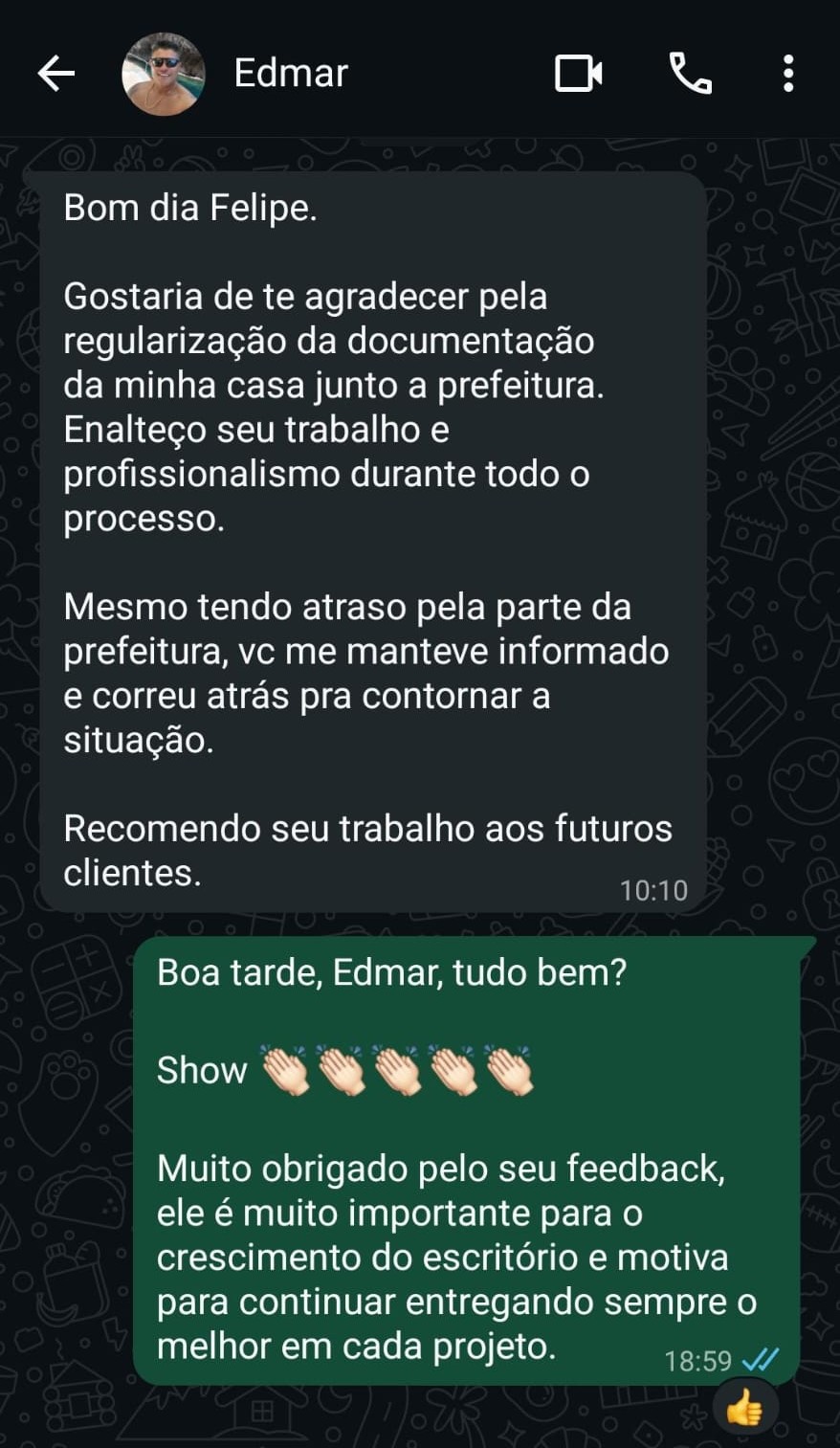 Depoimento de cliente 2